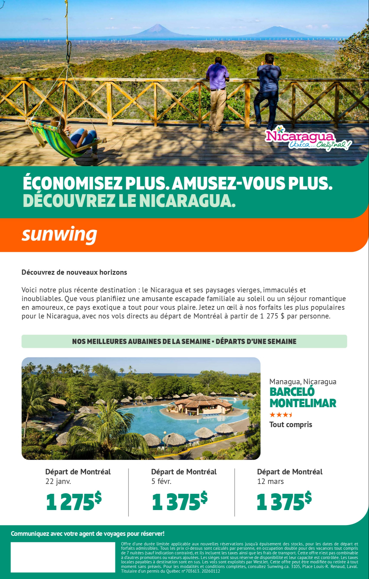 Promotion Vacances Sunwing Senator Puerto Plata avec Voyages Aqua Terra Mascouche Promotion Vacances Sunwing Senator Puerto Plata avec Voyages Aqua Terra Mascouche